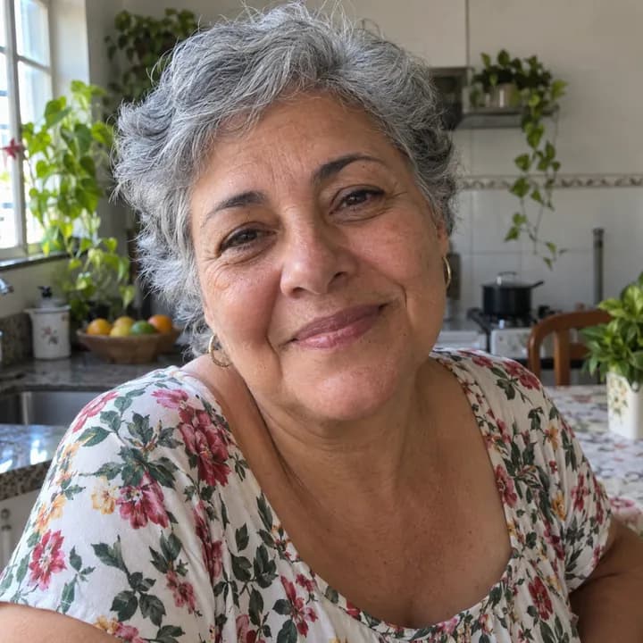Retrato ilustrativo de Dona Maria